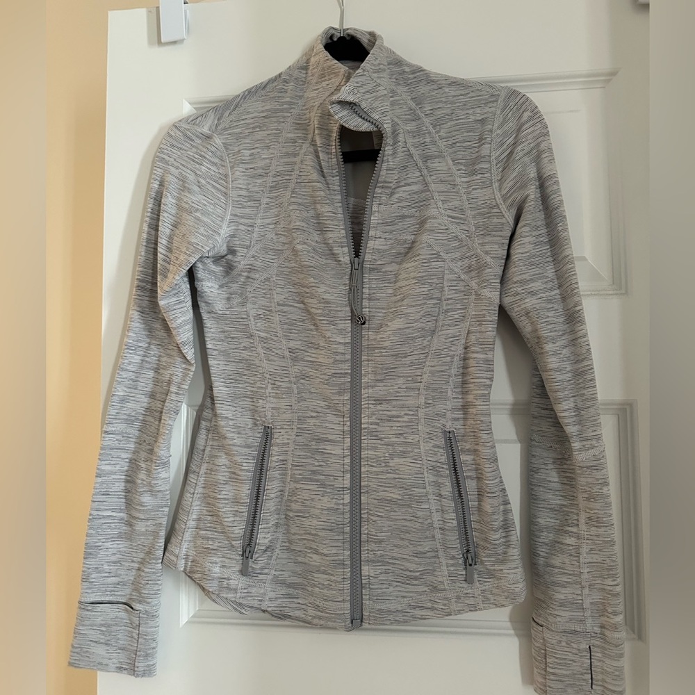 Light Gray Lululemon Define Jacket